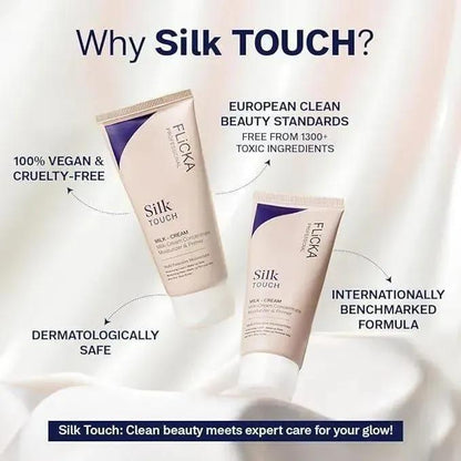 Flicka Silk Touch Milk Cream 100gm Whitening Acne Scar Remover
