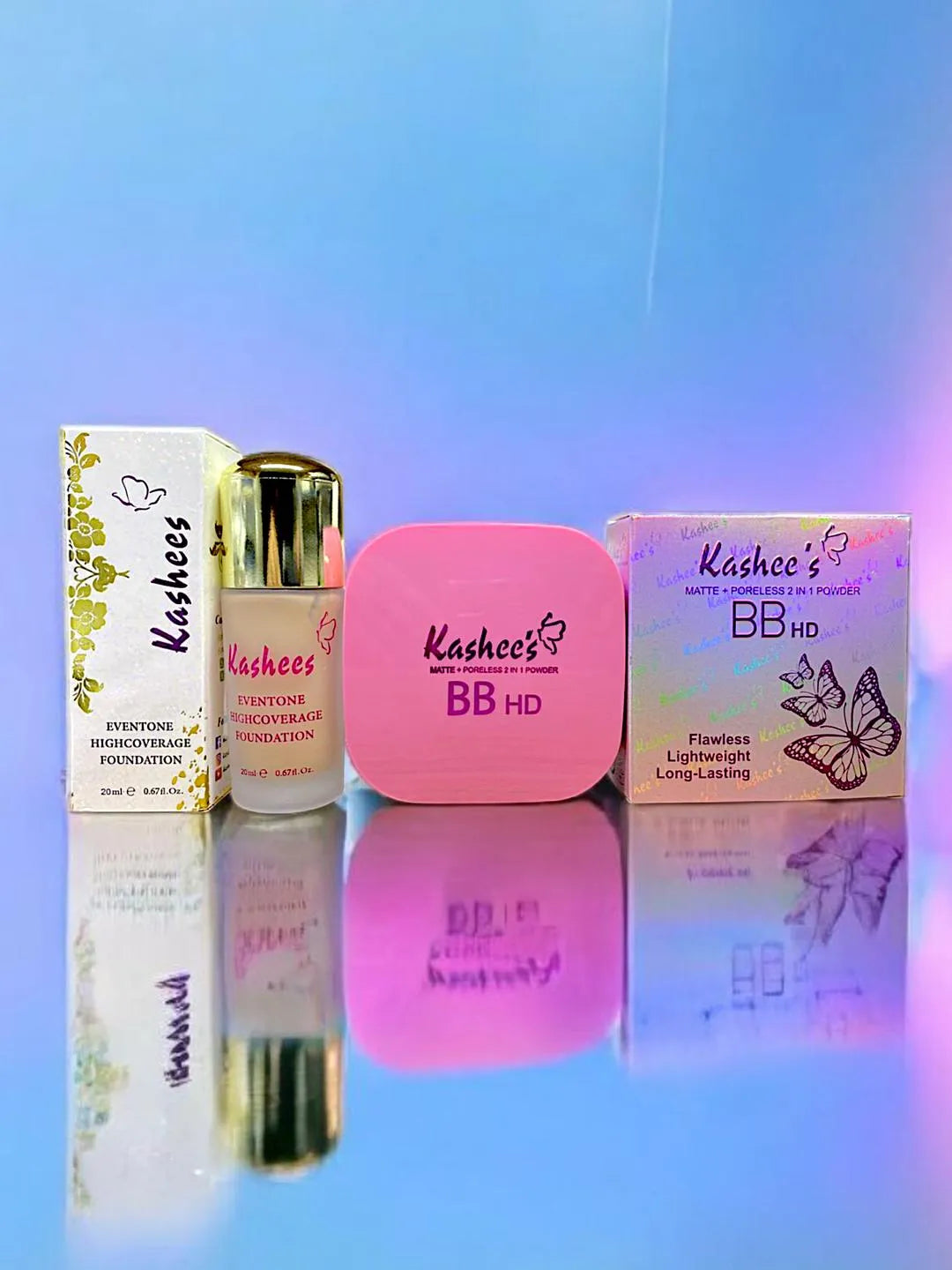 Kashees BB HD Liquid Foundation & Powder Duo 20ml