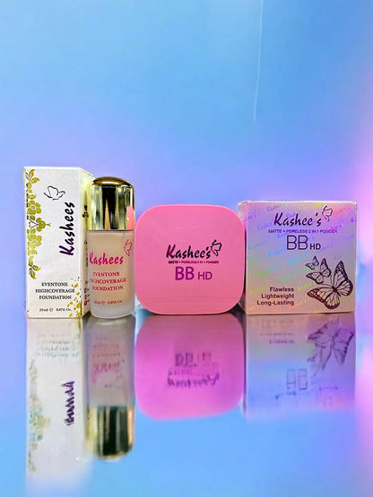 Kashees BB HD Liquid Foundation & Powder Duo 20ml