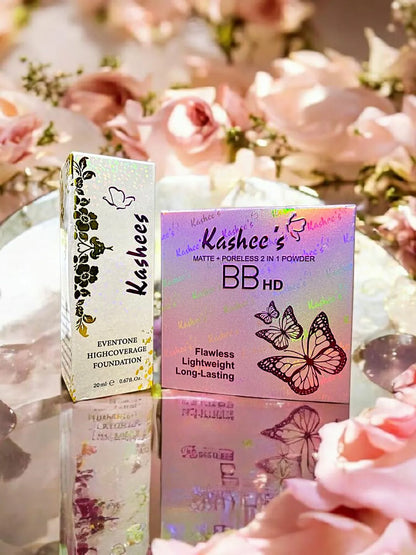 Kashees BB HD Liquid Foundation & Powder Duo 20ml