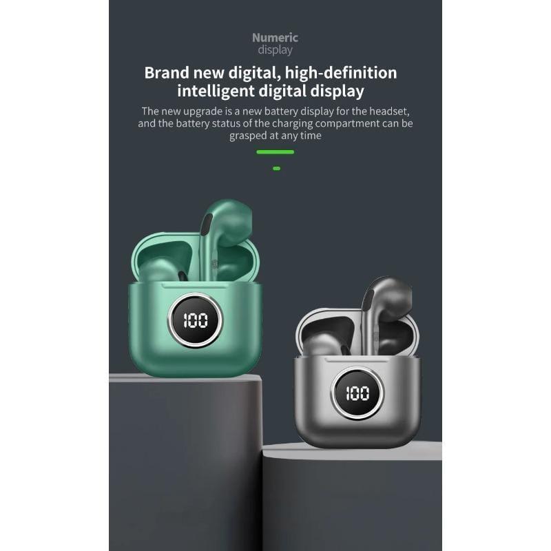 Premium Quality Green Bluetooth Earbuds with IPX4 Waterproof