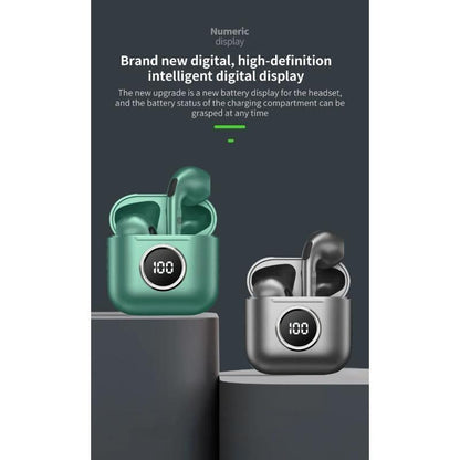 Premium Quality Green Bluetooth Earbuds with IPX4 Waterproof