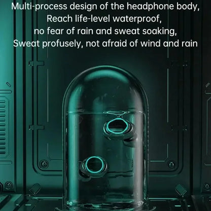 Wireless Noise Reduction HQ High Quality TWS Earphone M25 In-ear Type-C LED Display Recharge Earphone Headphone